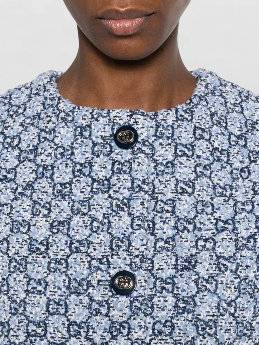 Gucci Tweed Sleeveless Top