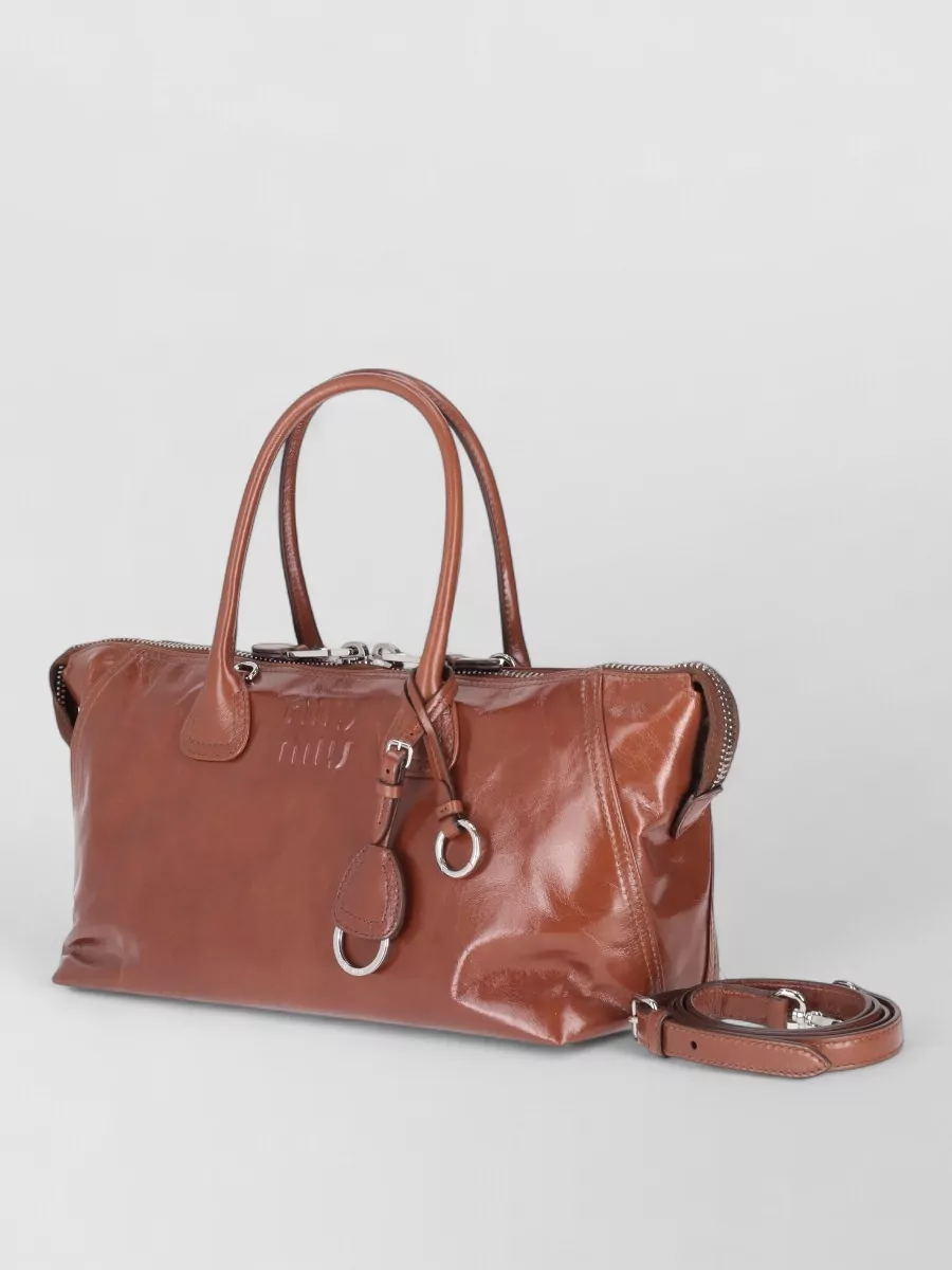Miu Miu Na Leather Shoulder Bag