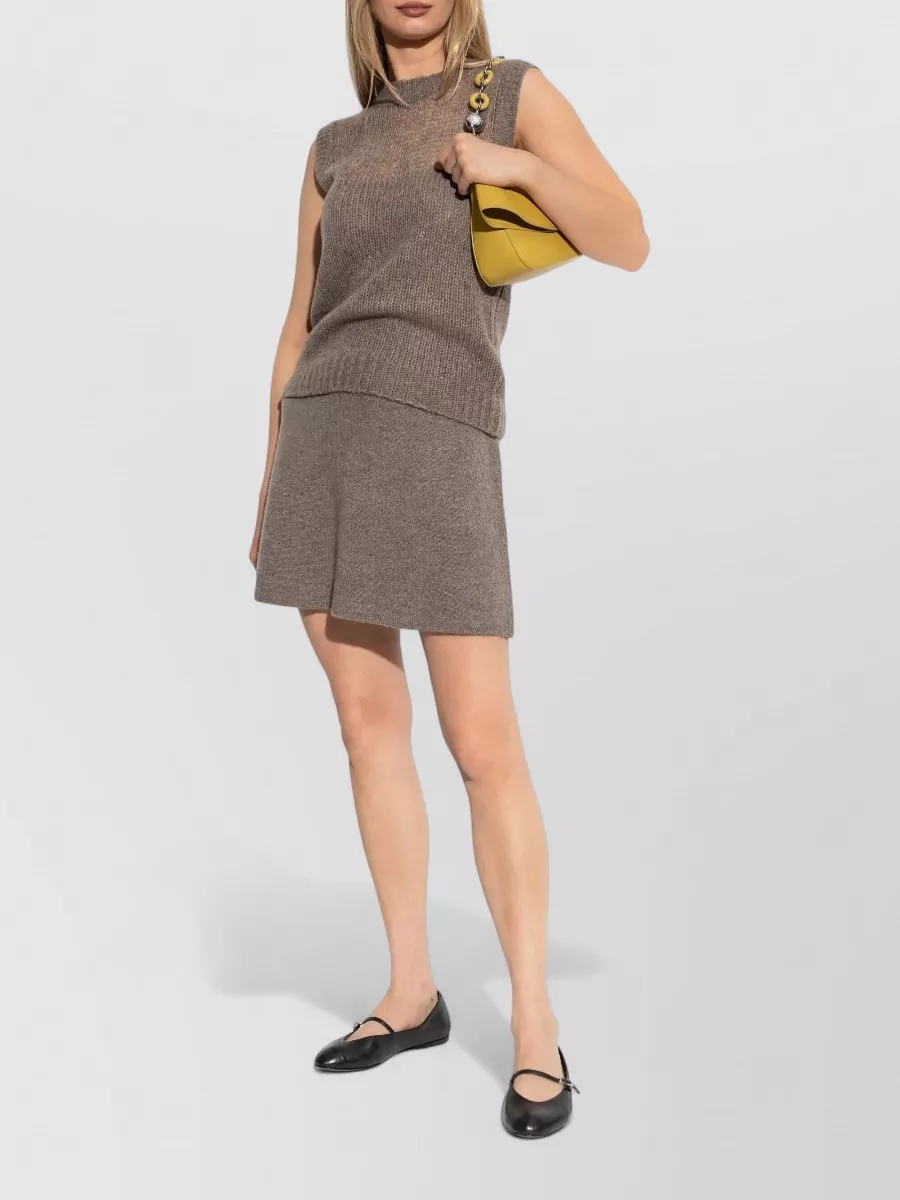 Lisa Yang Cashmere Flared Mini Skirt
