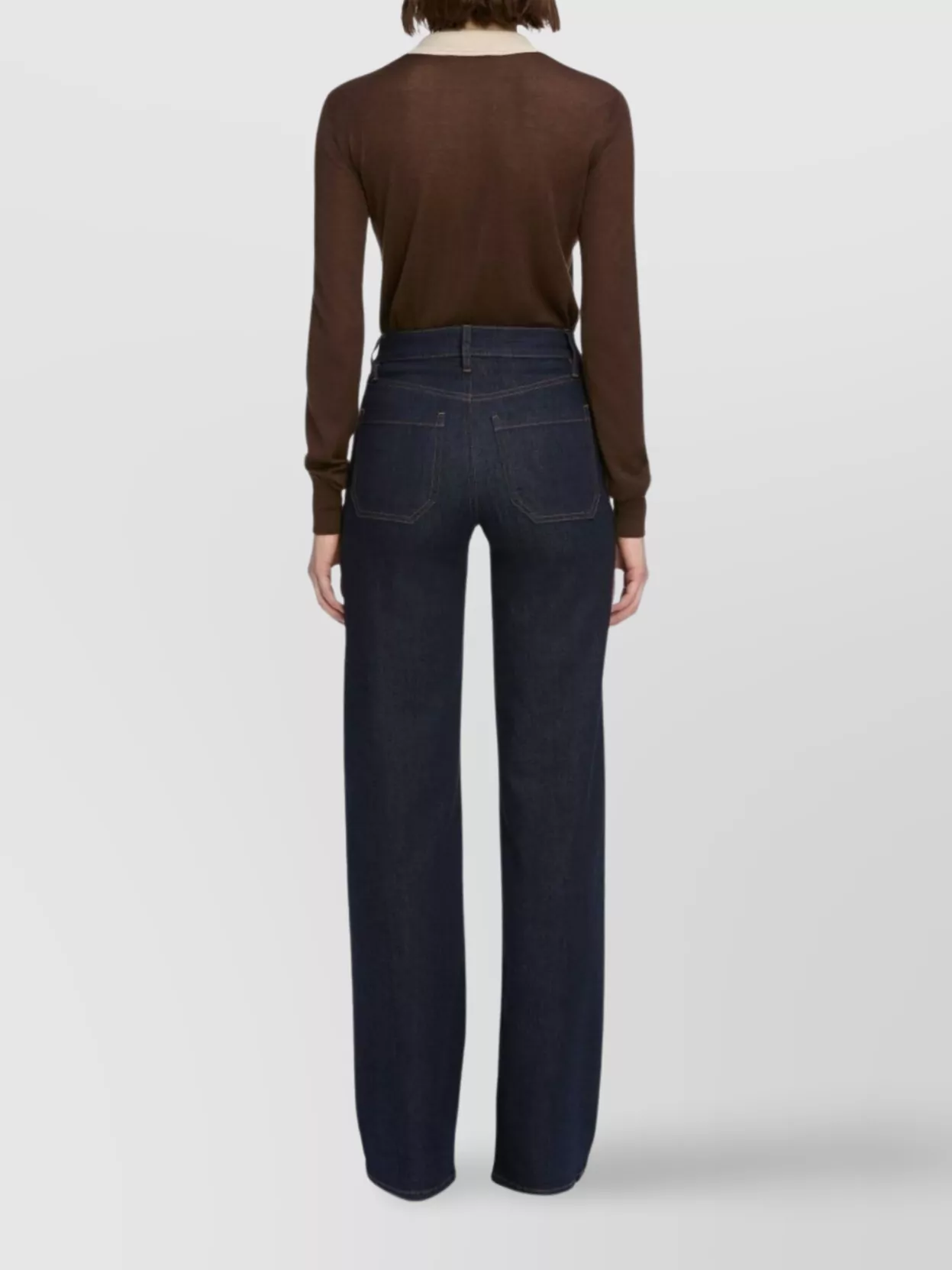 Frame Modernist High Waist Palazzo Jeans