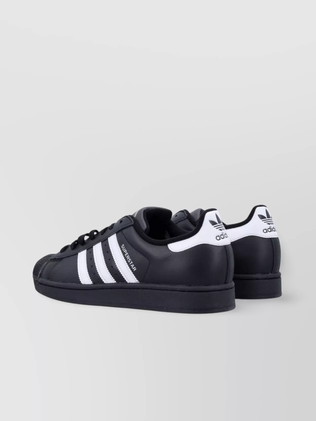 Adidas Originals Leather Low-Top Sneakers With Perforated Sides