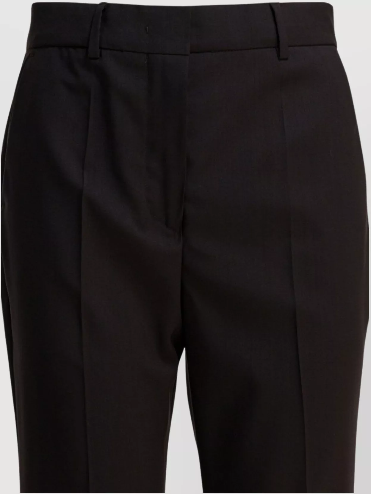 Sportmax Flared Leg Trousers Pleated Front