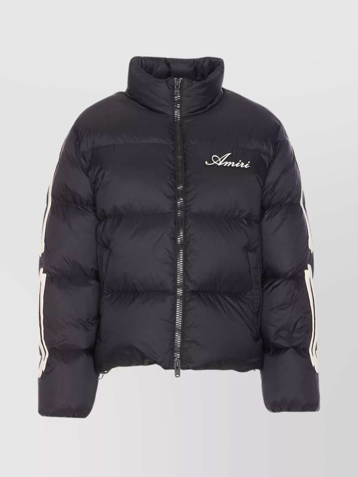 Amiri High Neck Puffer Jacket With Skull Detail