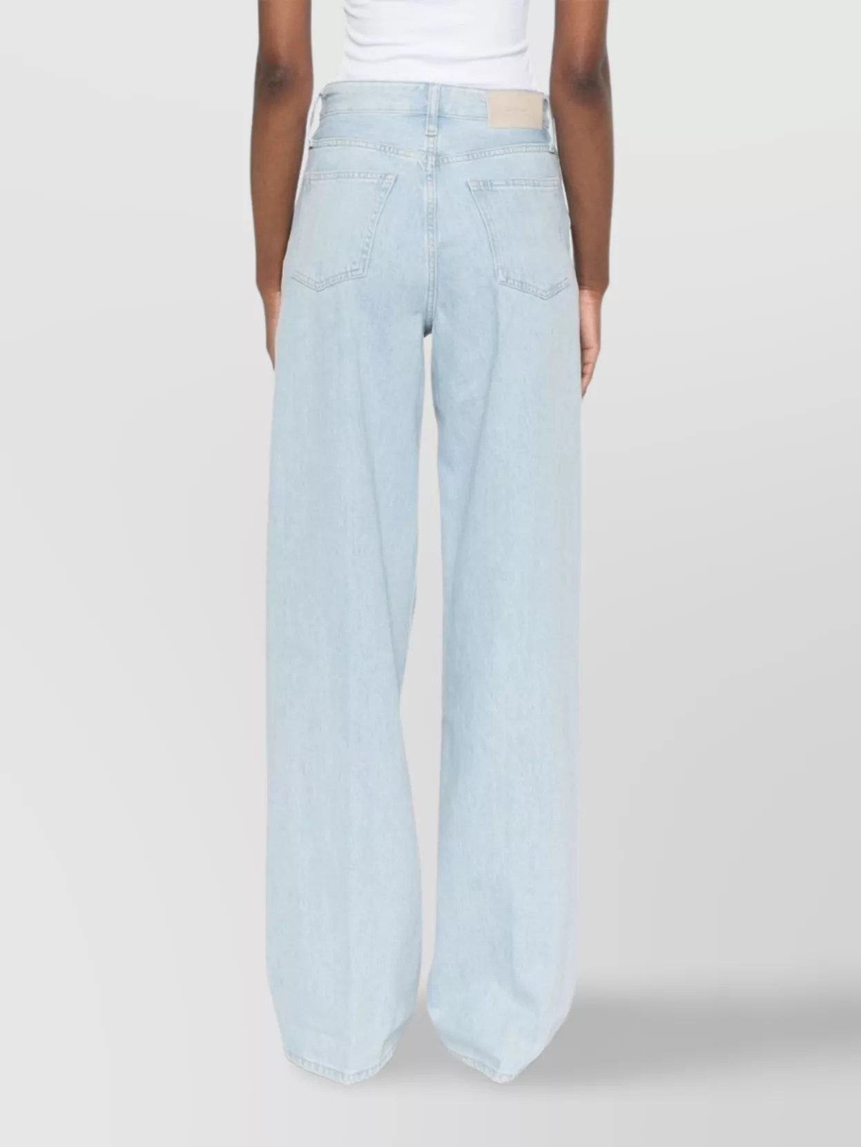 Calvin Klein Wide Leg Denim Trousers