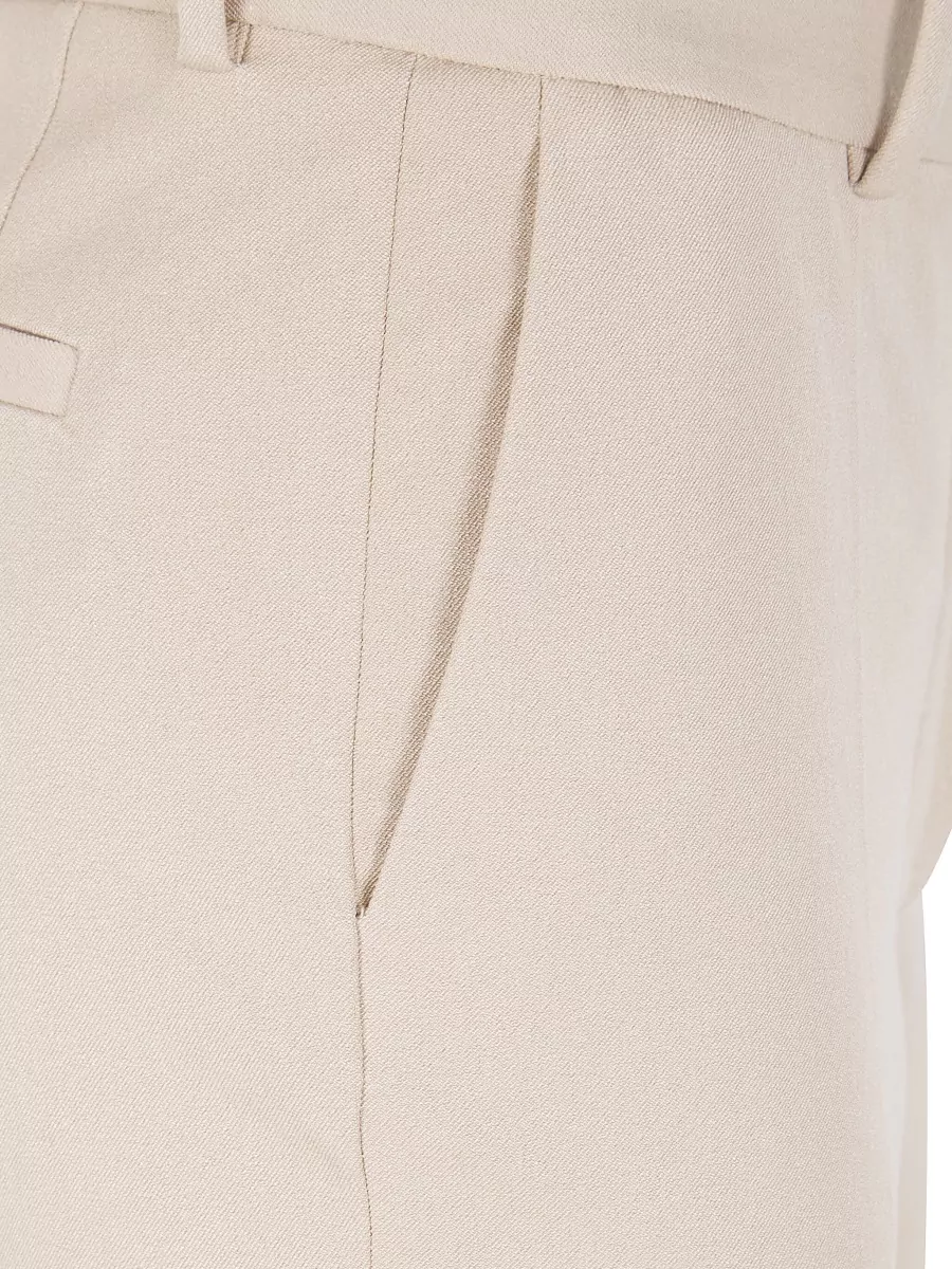 Joseph Coleman Stretch Gabardine Tailored Trousers Belt Loops