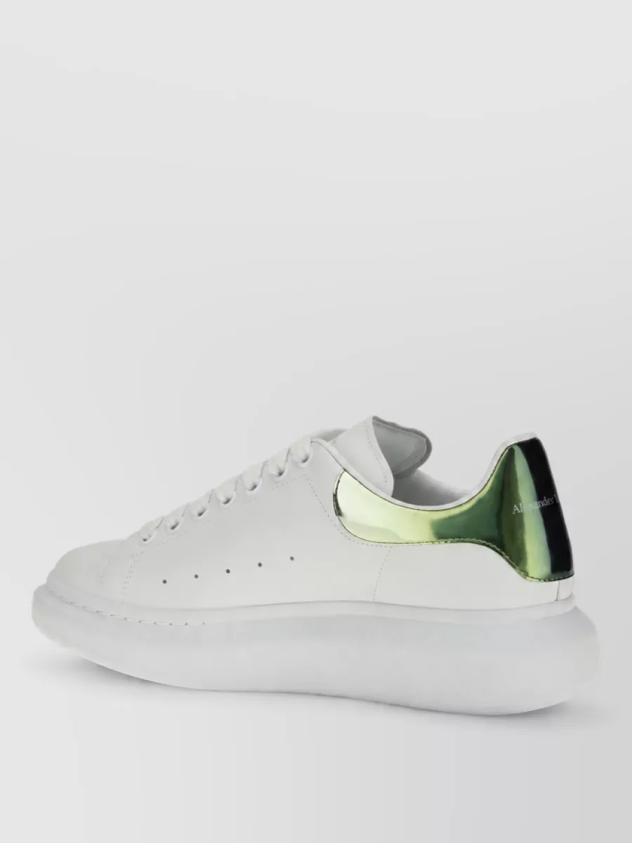 Alexander Mcqueen Leather Platform Sneakers