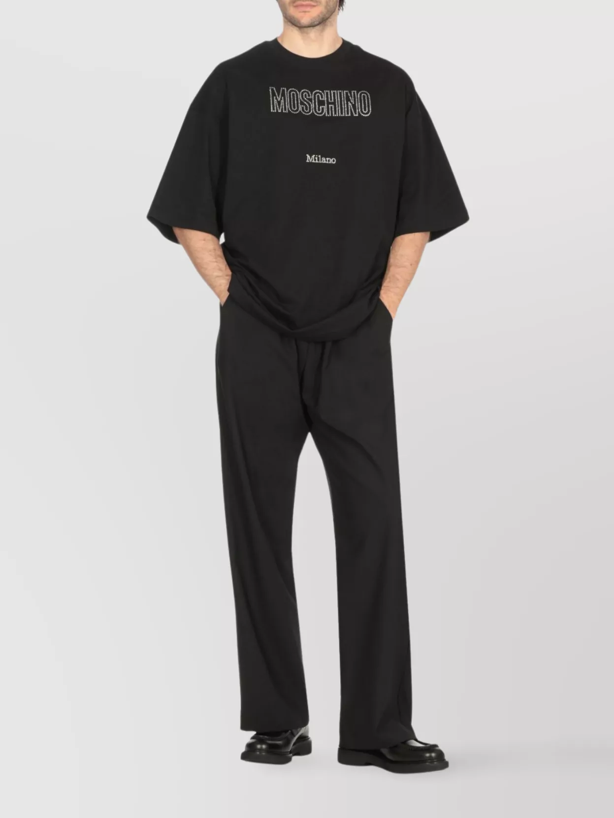 Moschino Crew Neck Oversized Fit T-Shirt