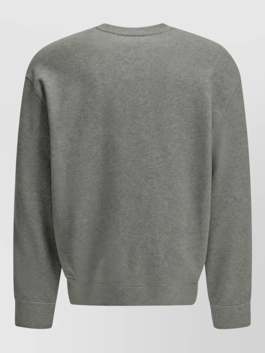 Maison Kitsuné Organic Cotton Crew Neck Sweatshirt