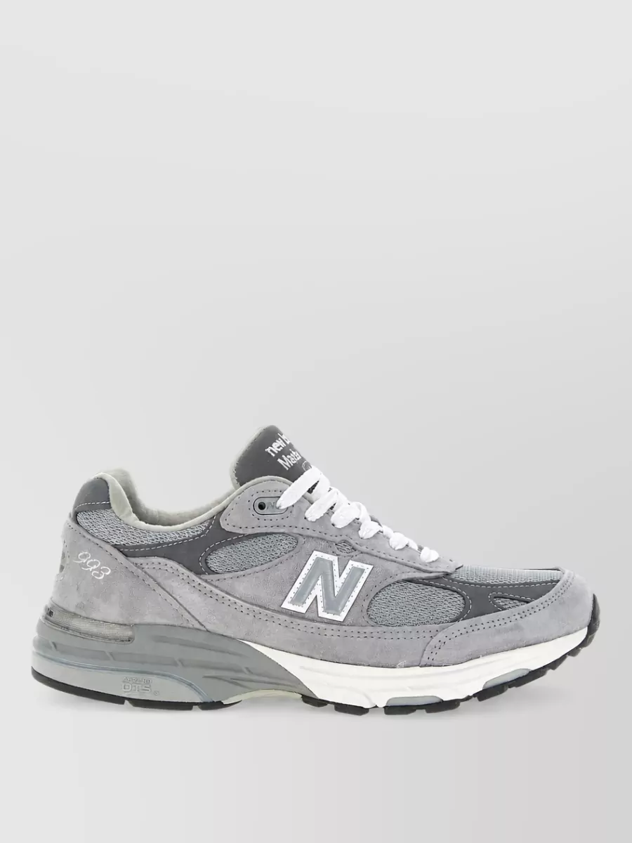 New Balance Suede And Mesh Low-Top Sneakers