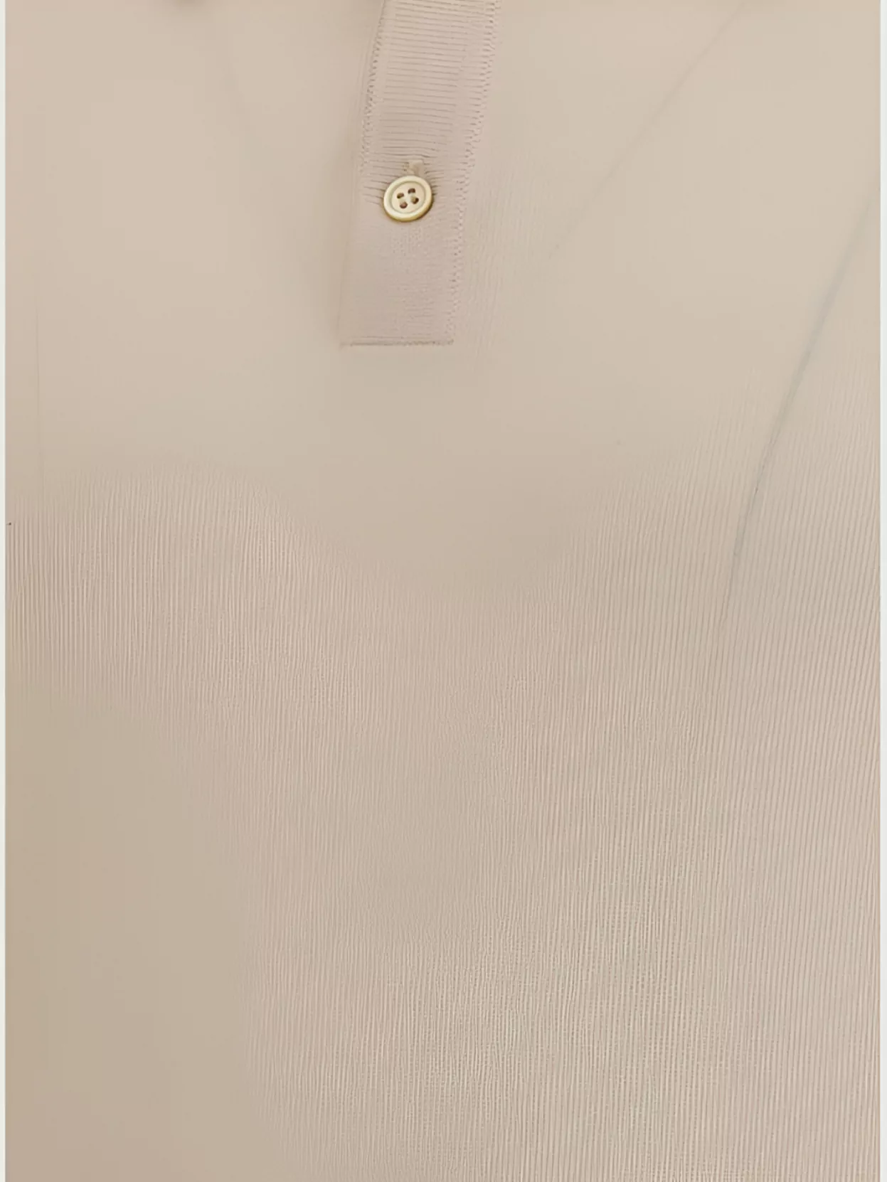 Brooksfield Ribbed Collar Polo Shirt With Short Sleeves