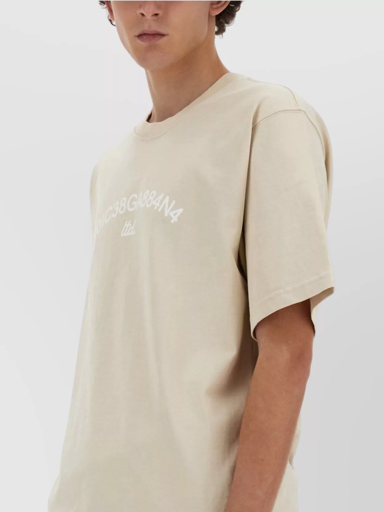 Dolce&Gabbana Graphic Logo Print T-Shirt With Short Sleeves