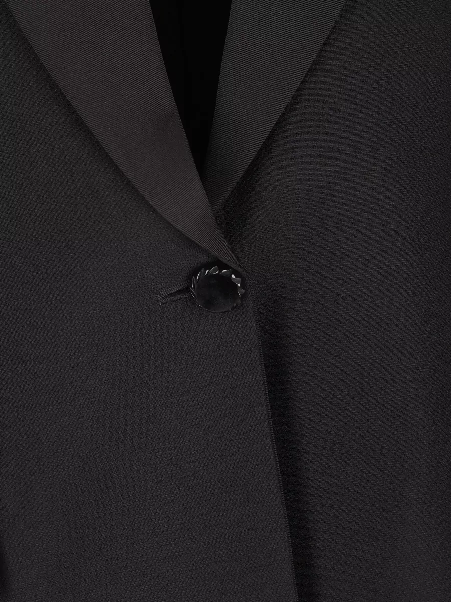 Valentino Garavani Silk Blend Single-Breasted Blazer