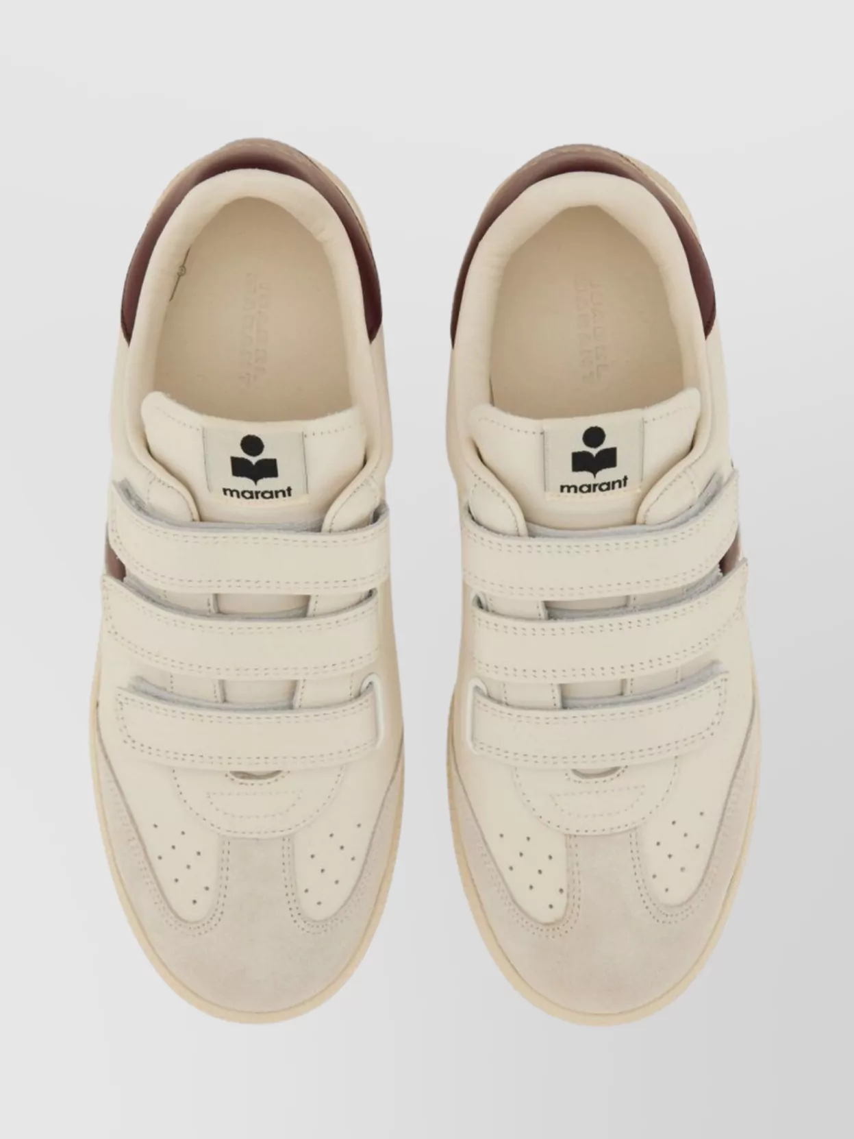 Isabel Marant Sneakers With Contrasting Heel Tab And Perforated Detailing