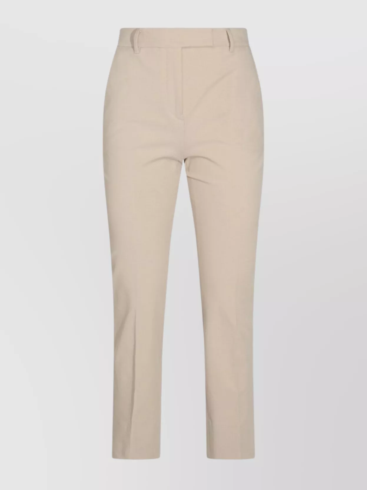 Shop Incotex Tailored Trousers With Back Pockets And Belt Loops