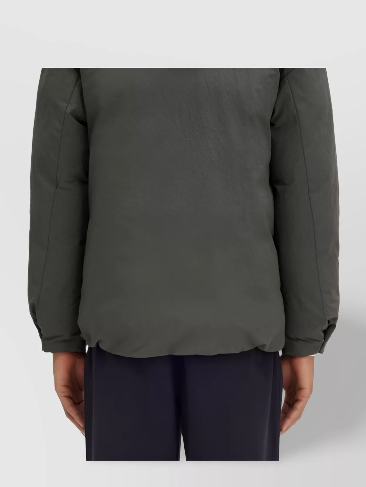 Fred Perry Padded Jacket With Hood And Drawstrings