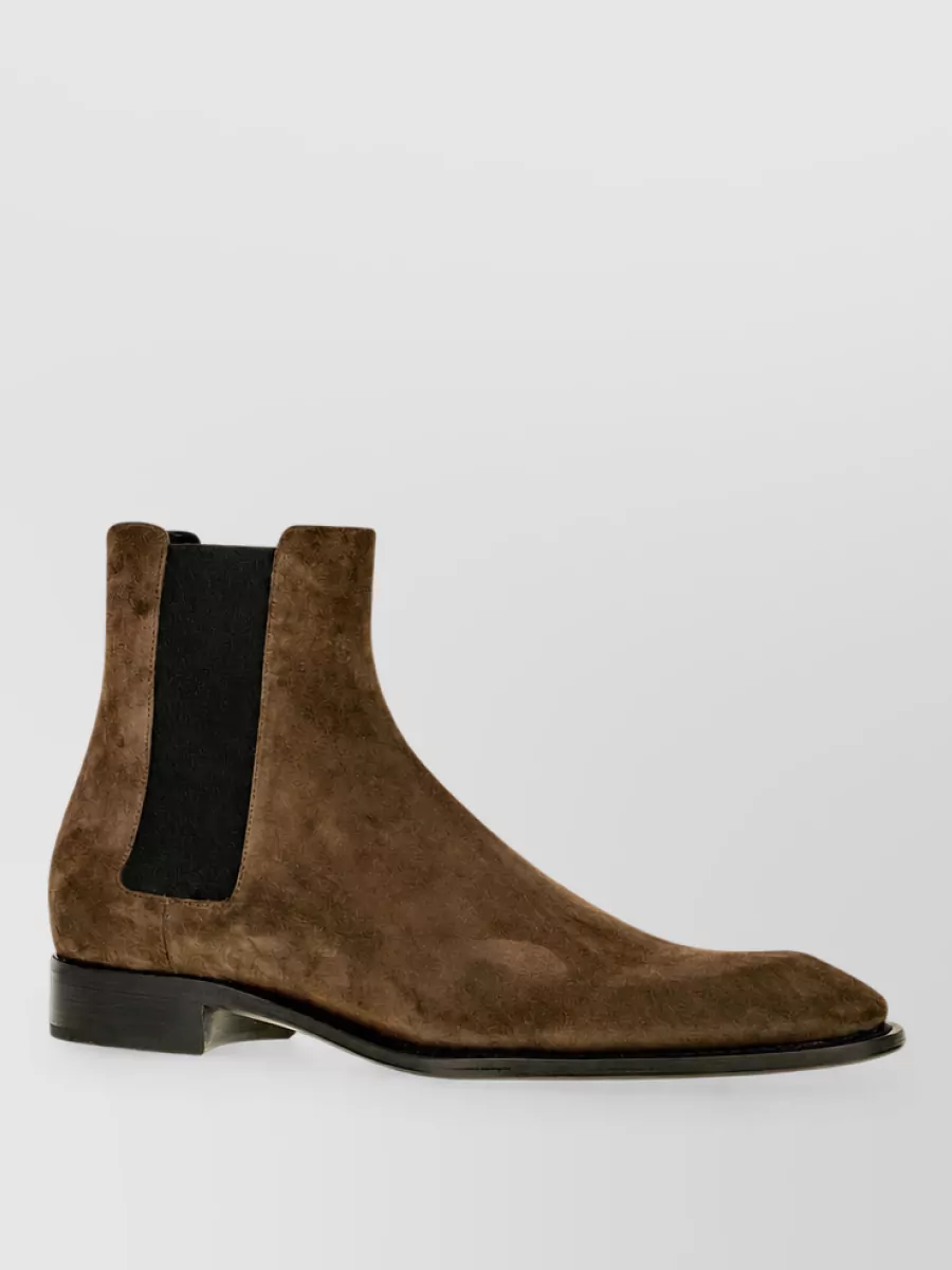Saint Laurent leather boots