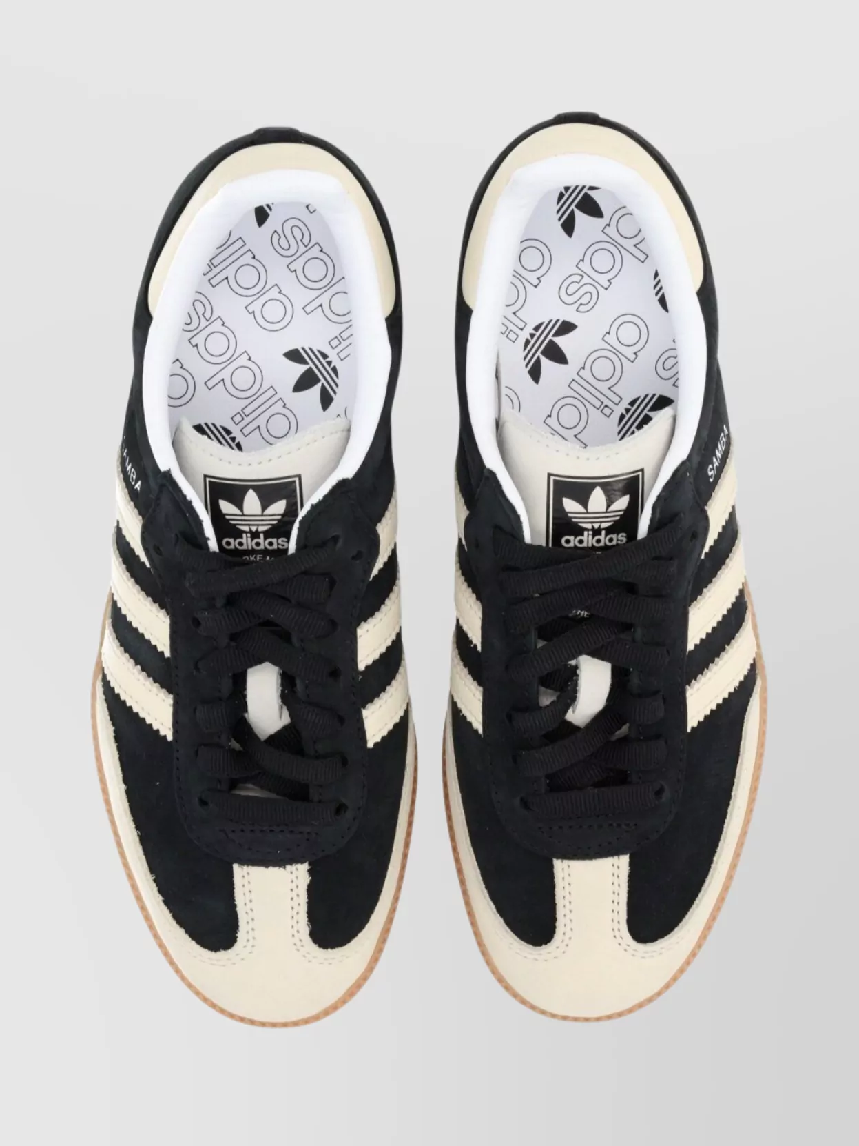 Adidas Originals Signature Stripes Sneakers Contrast Sole