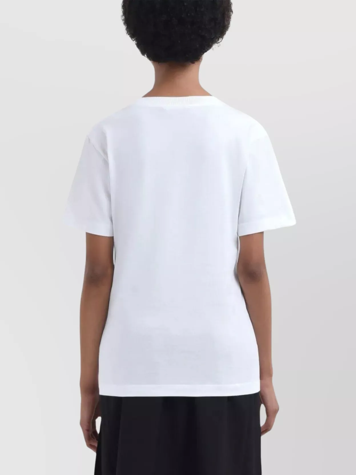 Marni Textured Logo T-shirt With Relaxed Fit In White