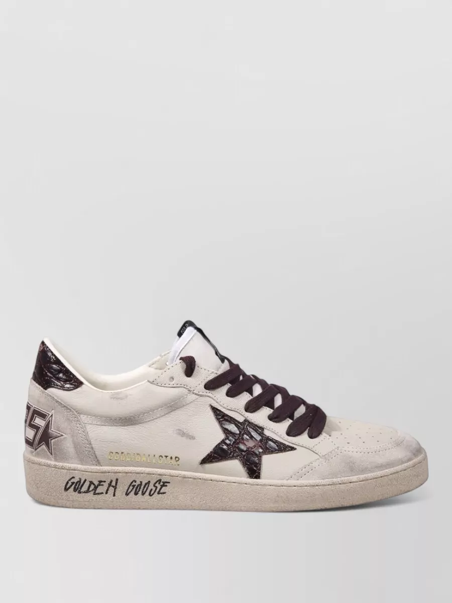 Golden Goose Leather Low-Top Sneakers