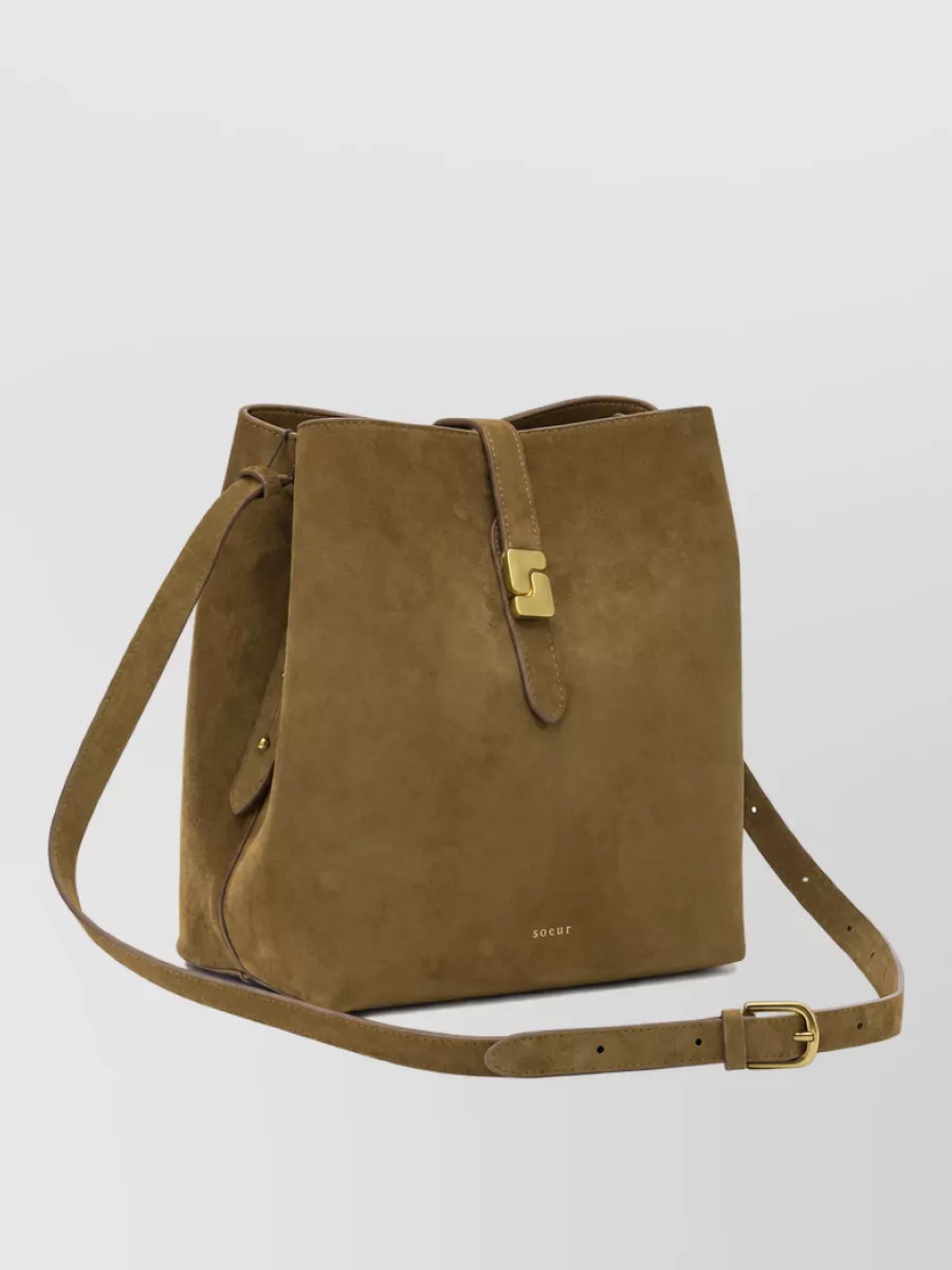 Soeur Leather Small Shoulder Bag