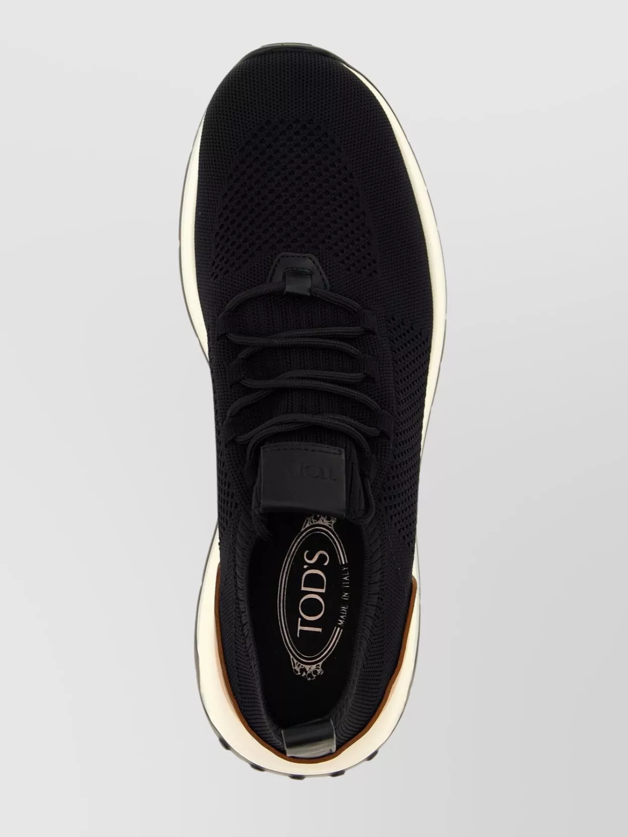 Tod's Mesh Upper Sneakers Contrast Heel Detail