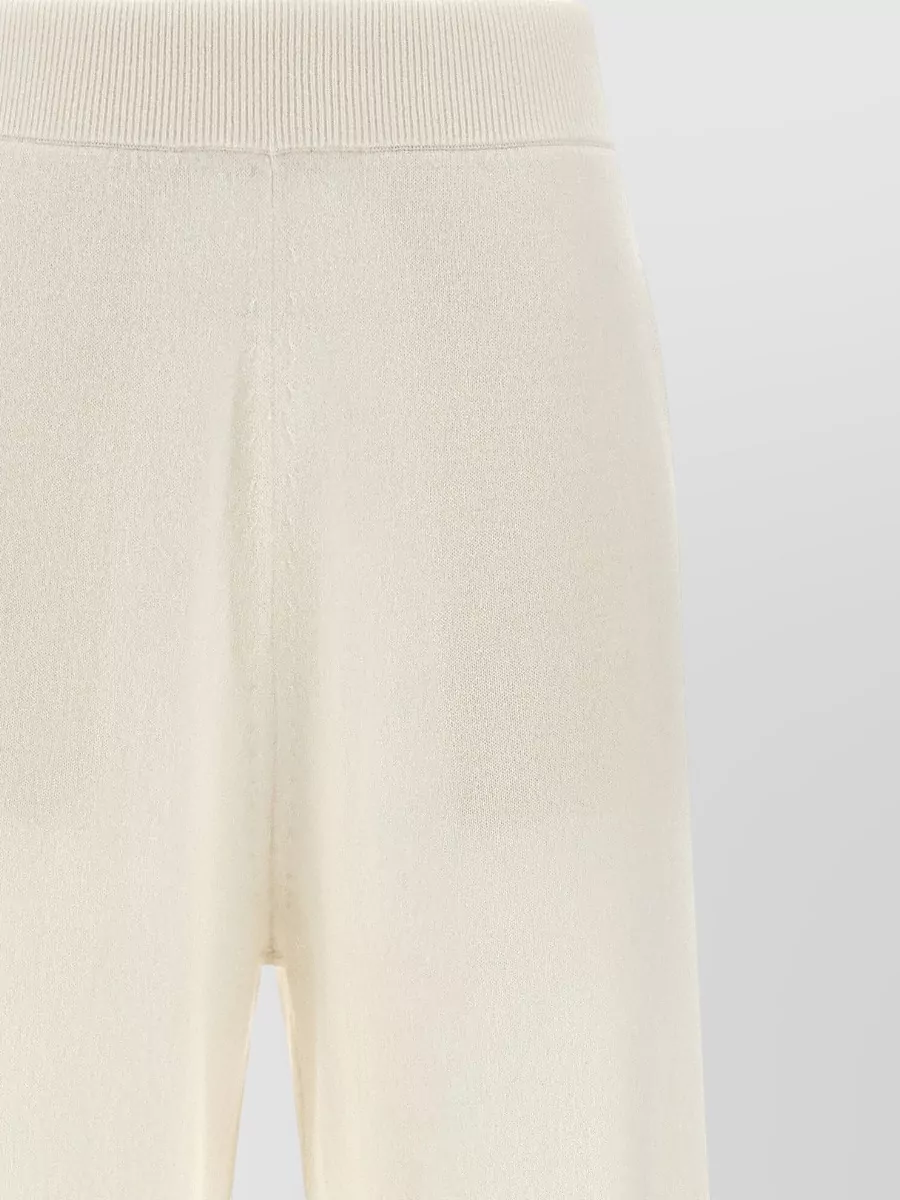Max Mara Cashmere Ribbed Wide-Leg Lounge Pants