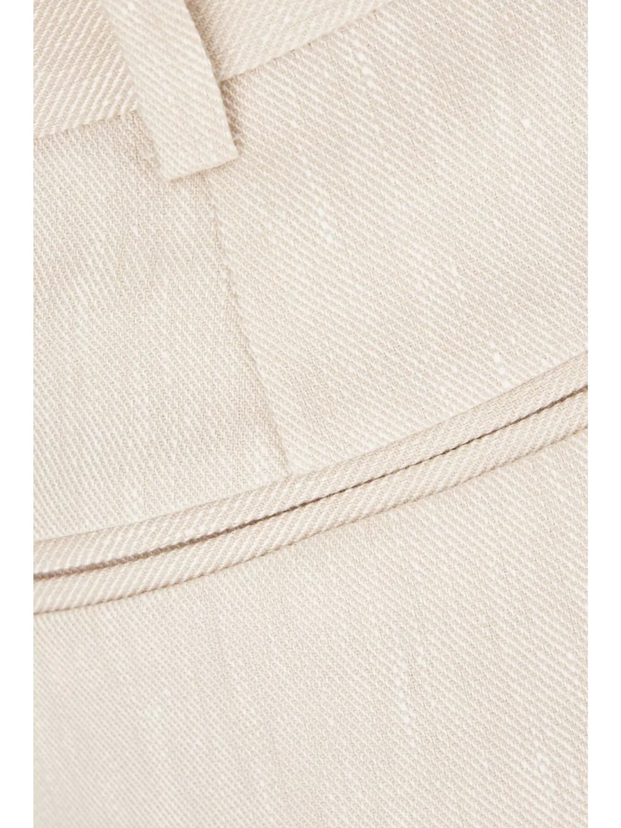 Michael Kors Trousers Linen Blend Wide Leg In Neutral