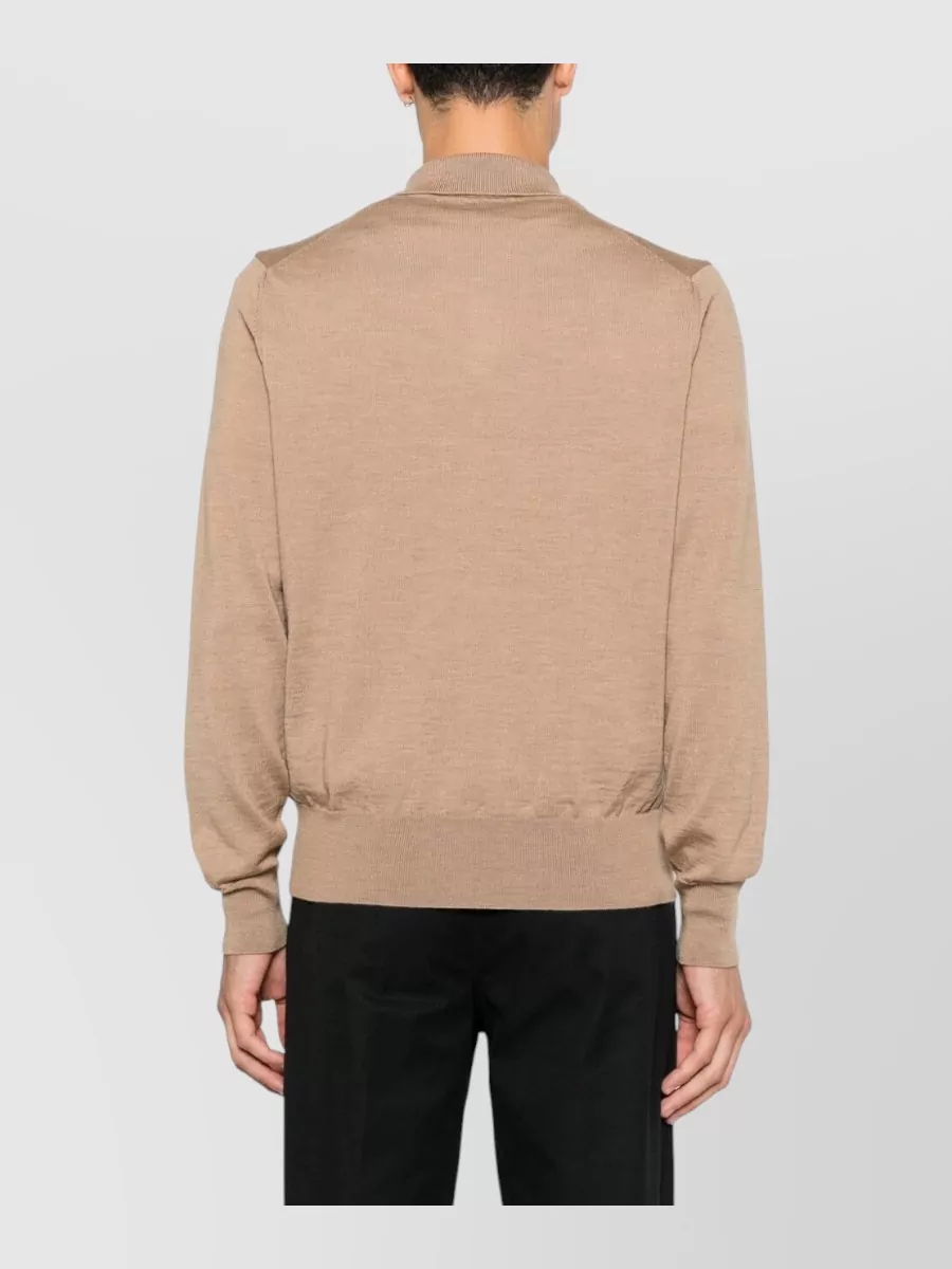 Ami Paris Wool Polo Sweater