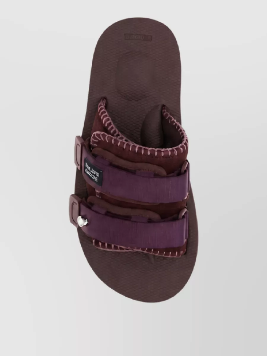Forte Forte Crystal-Embellished Double-Strap Slides