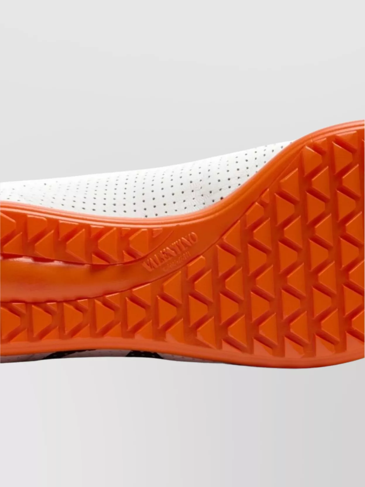 Valentino Chromathon Low-top Sneakers In Perforated Leather