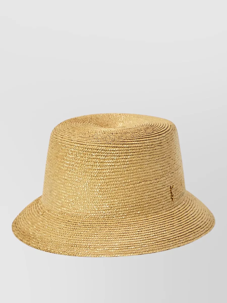 Saint Laurent Straw bucket hat | The Fashion Square display picture 3