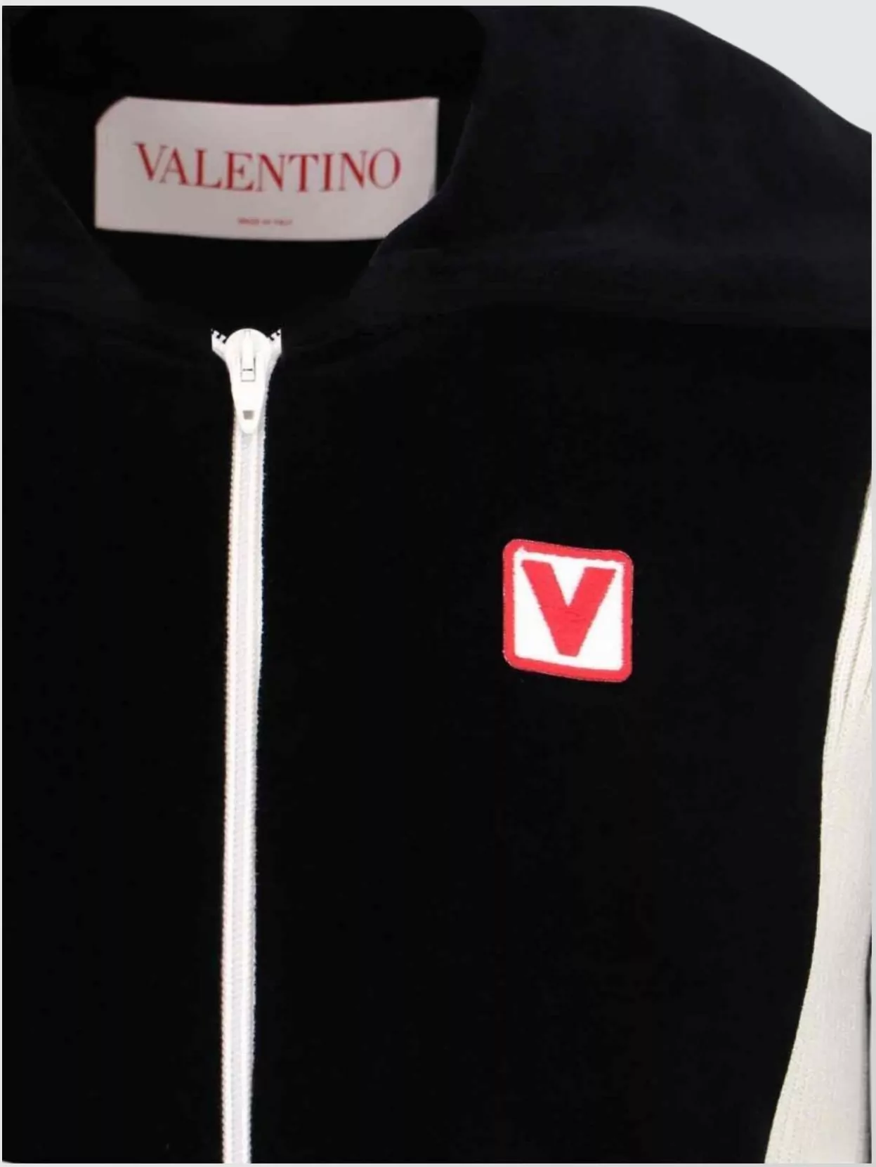 Valentino Ribbed Knit Contrast Panels