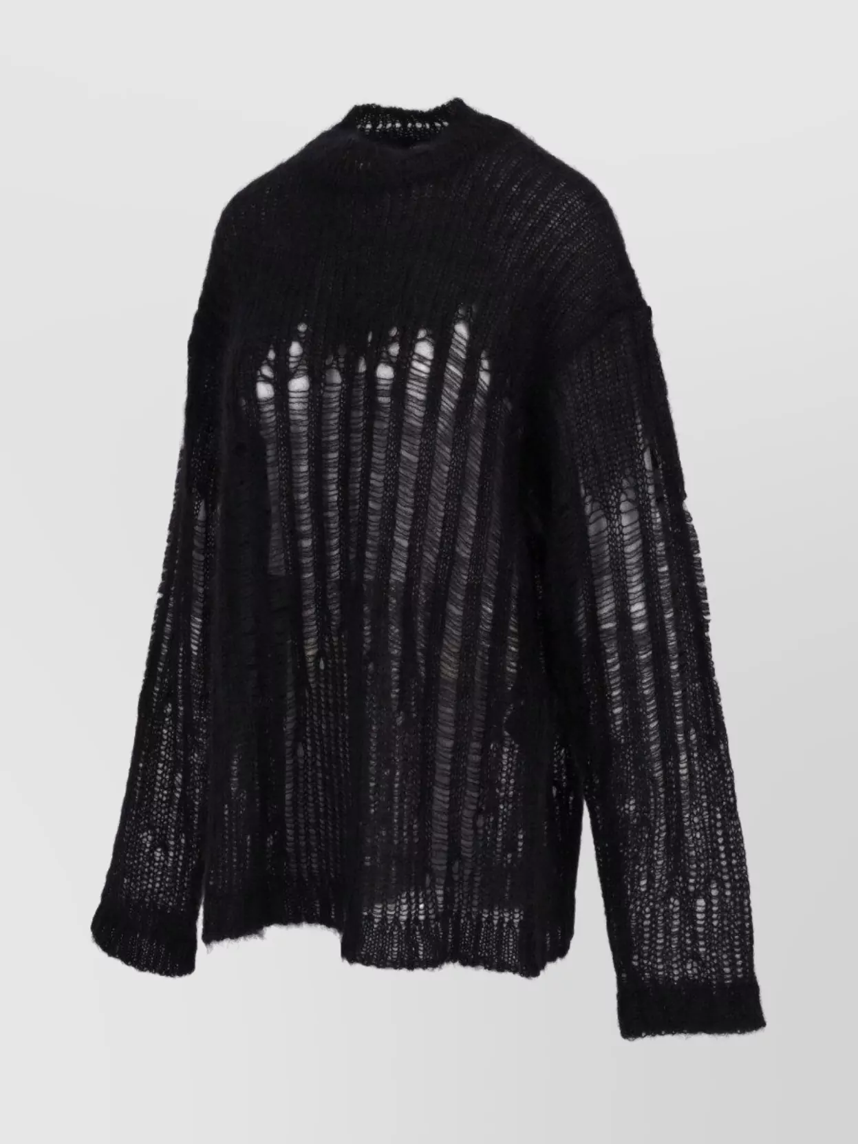 Ann Demeulemeester Oversized Crew Neck Mohair Jumper