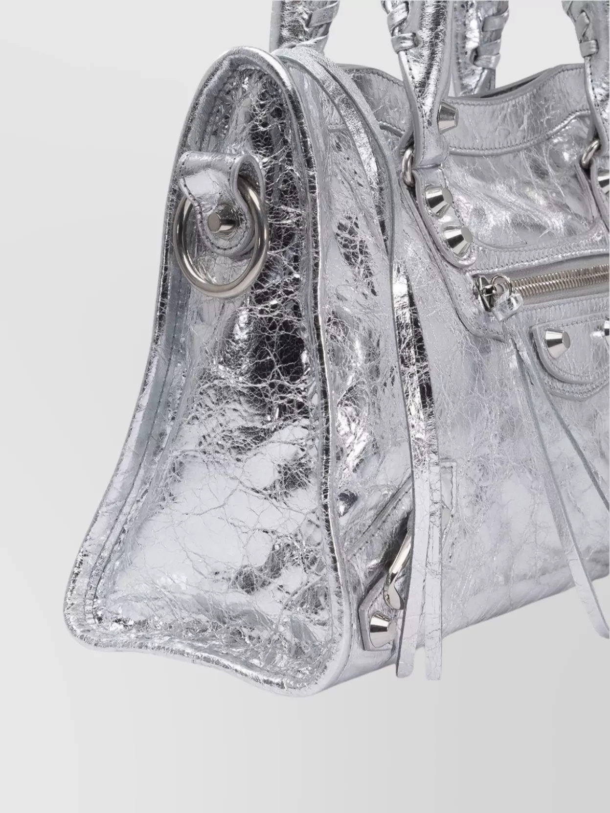 Balenciaga Shoulder Bags With Detachable Strap And Studded Embellishments