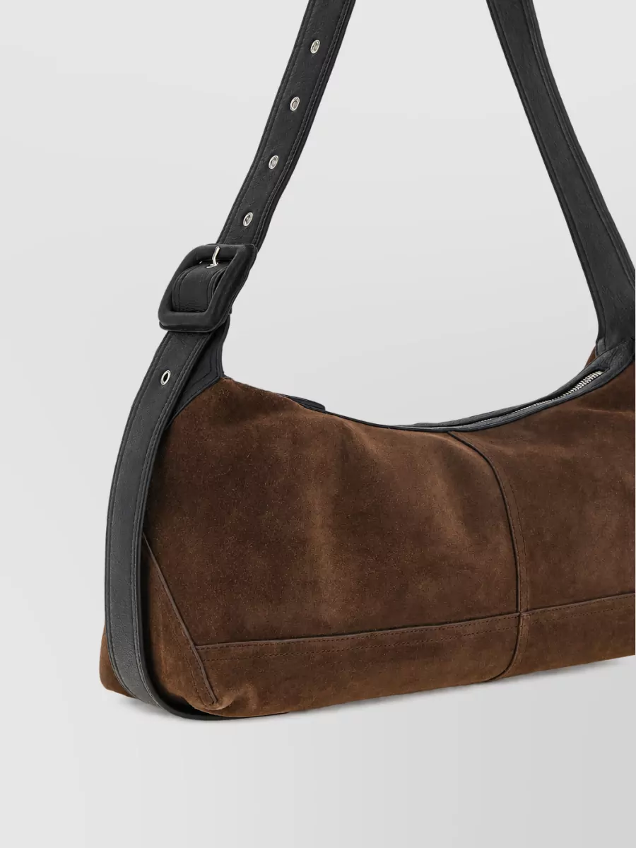 Ami Paris Leather Small Crossbody Bag