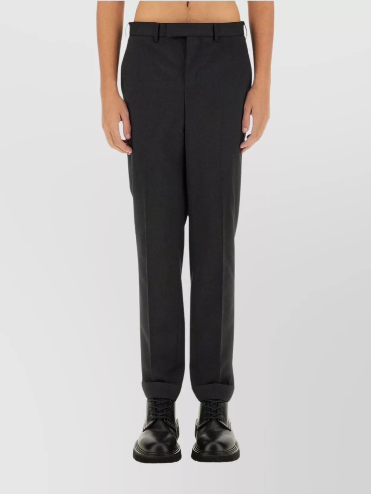 Pt Torino Straight Leg Pants In Black
