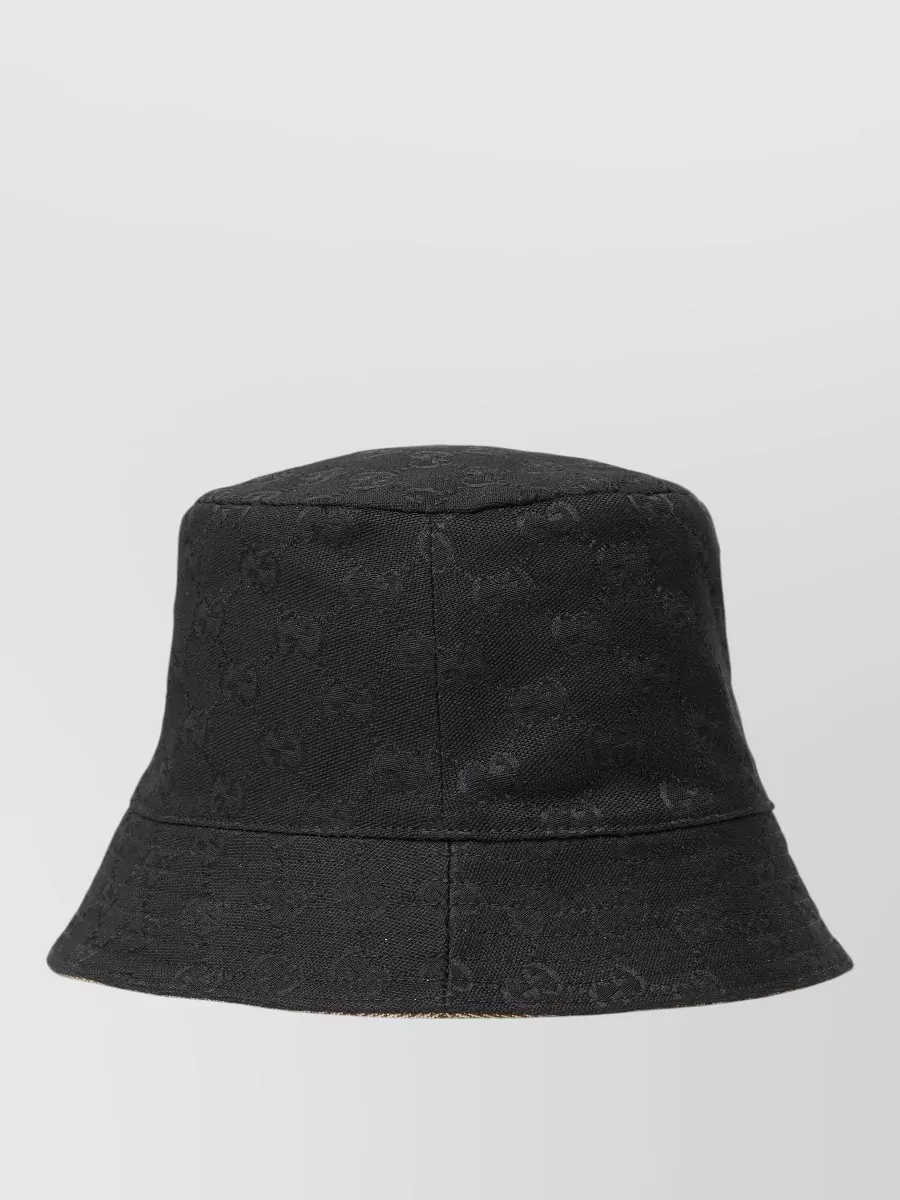 Gucci Stephie Wide Brim Signature Hat