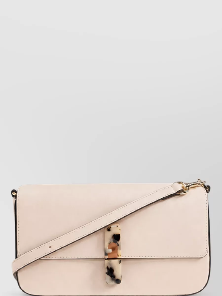 Furla leather clutch bag