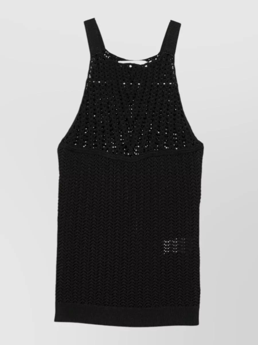 Iro open knit tank top