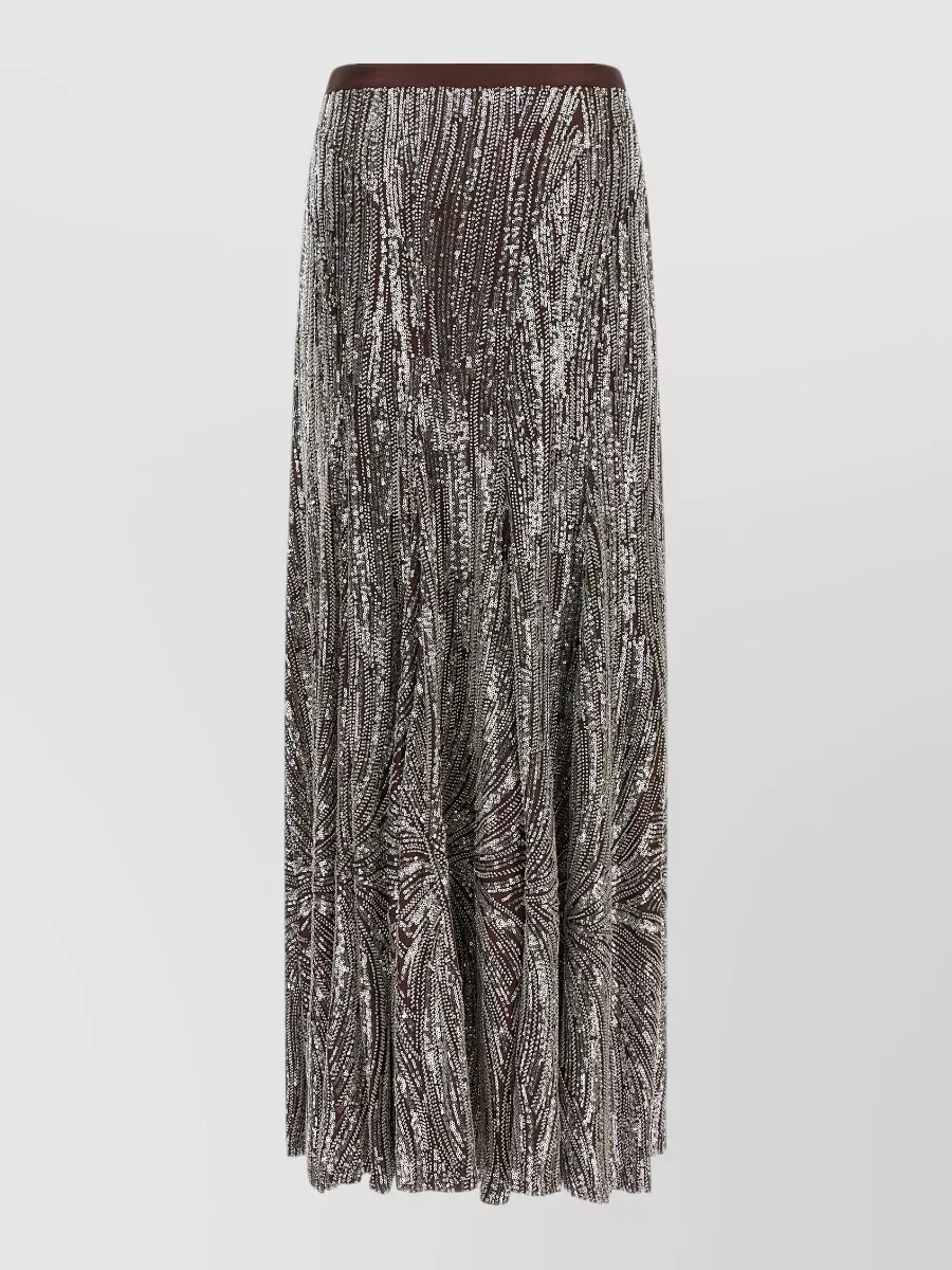 Paco Rabanne embellished maxi skirt