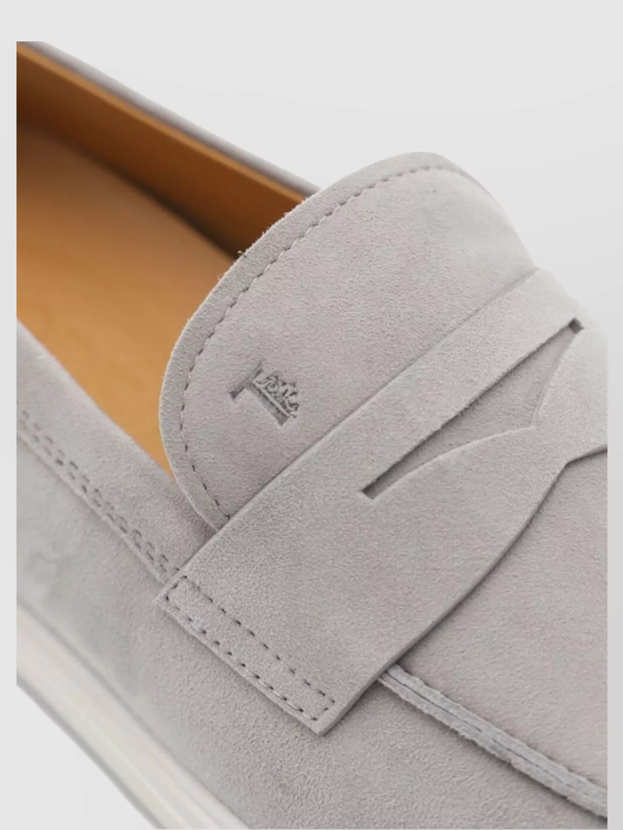 Tod's Lace-Up Suede Almond Toe Rubber Sole Shoes