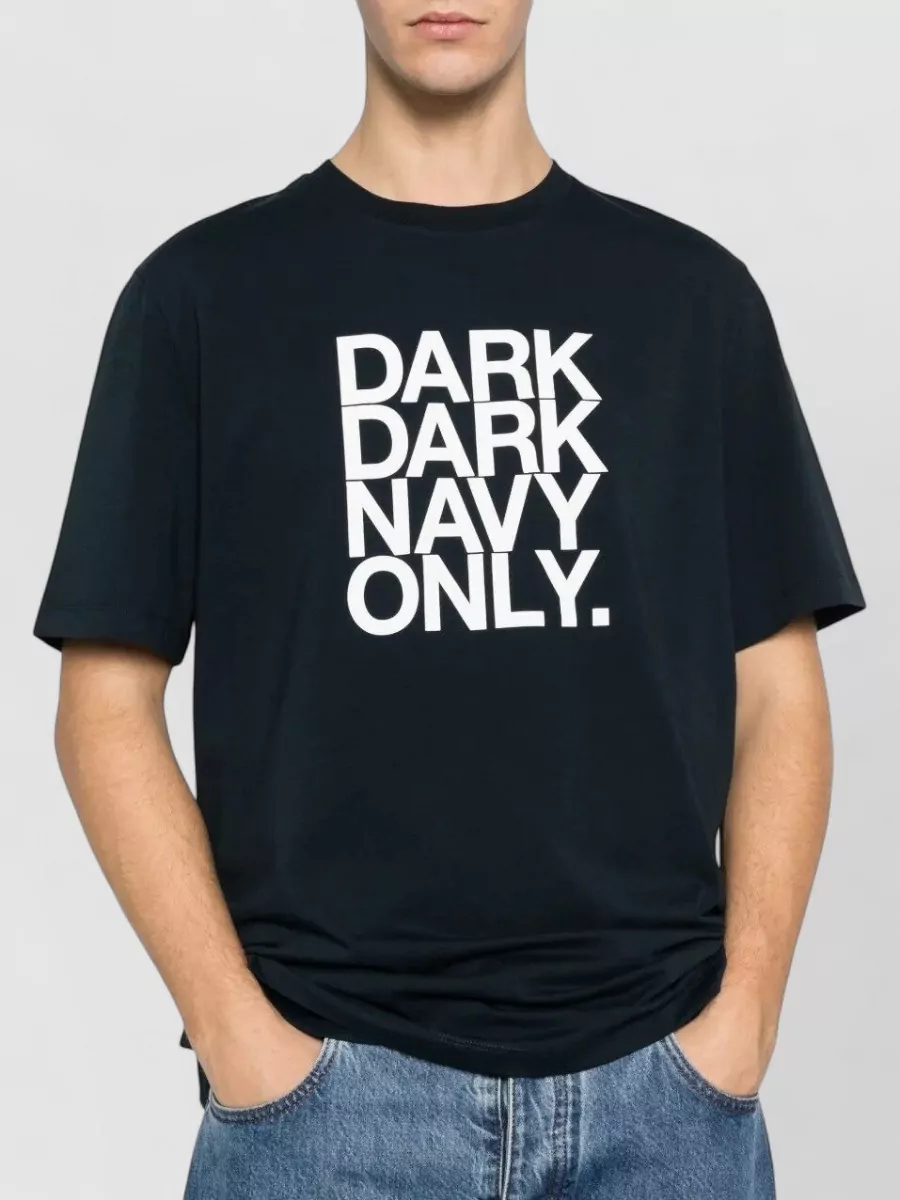 A.p.c. Crew Neck Graphic Text Print T Shirt