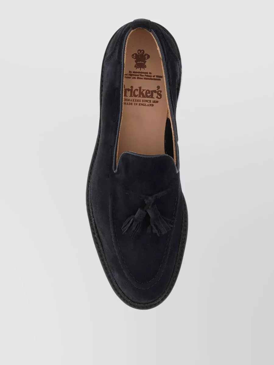 Tricker's Suede Leather Loafers