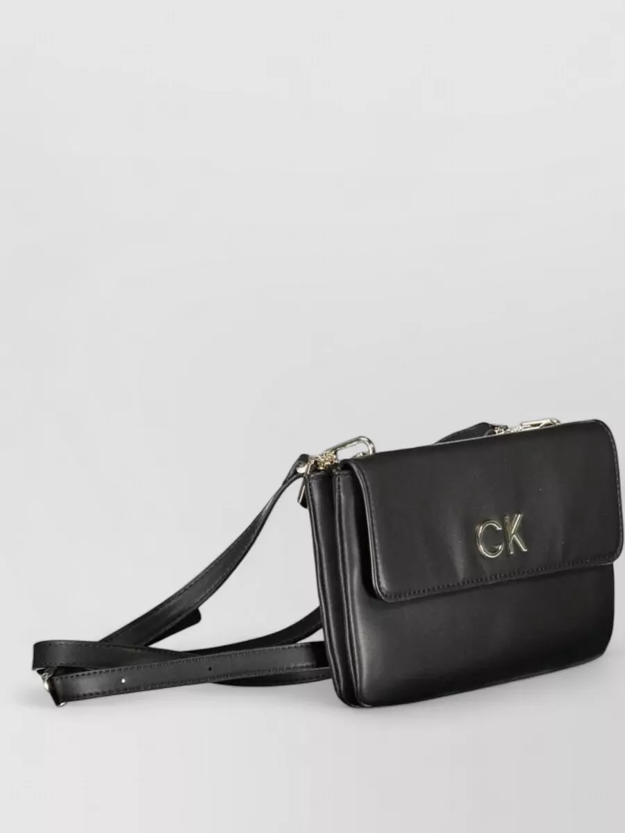 Calvin Klein Synthetic Leather Crossbody Clutch Bag