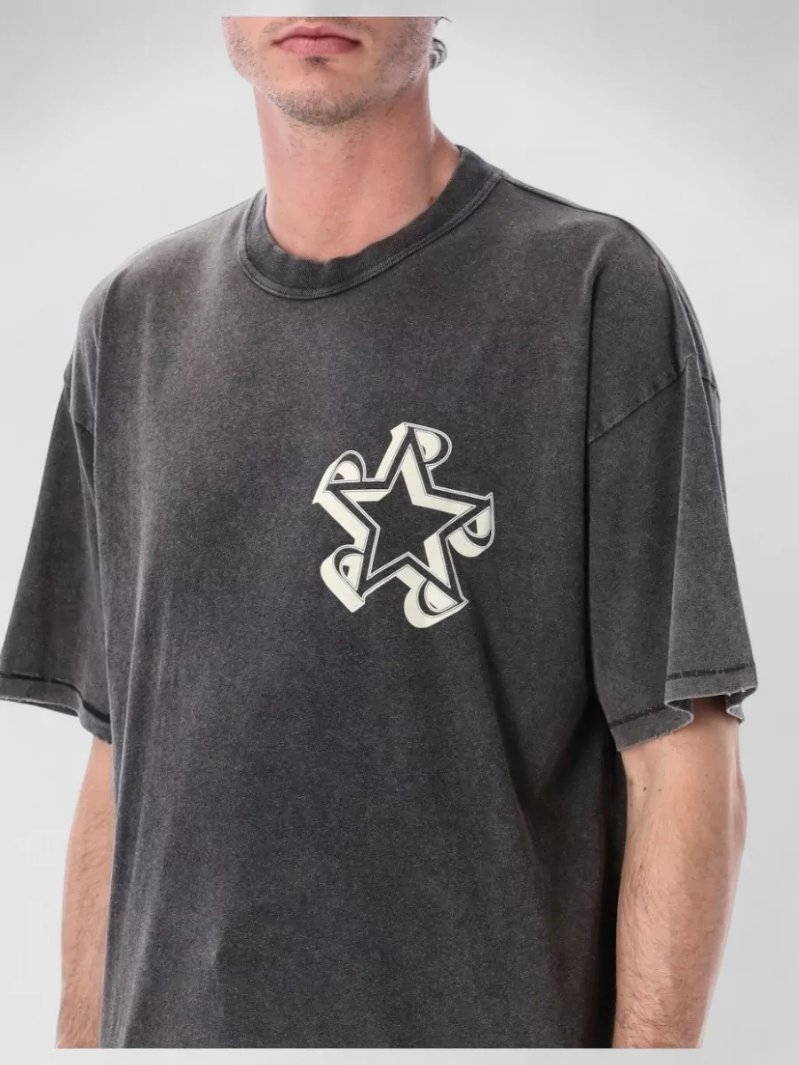 Represent Ribbed Oversized Short-Sleeve T-Shirt
