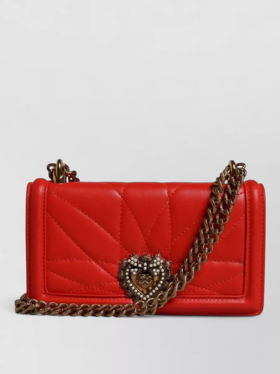 Dolce&Gabbana devotion quilted leather shoulder bag