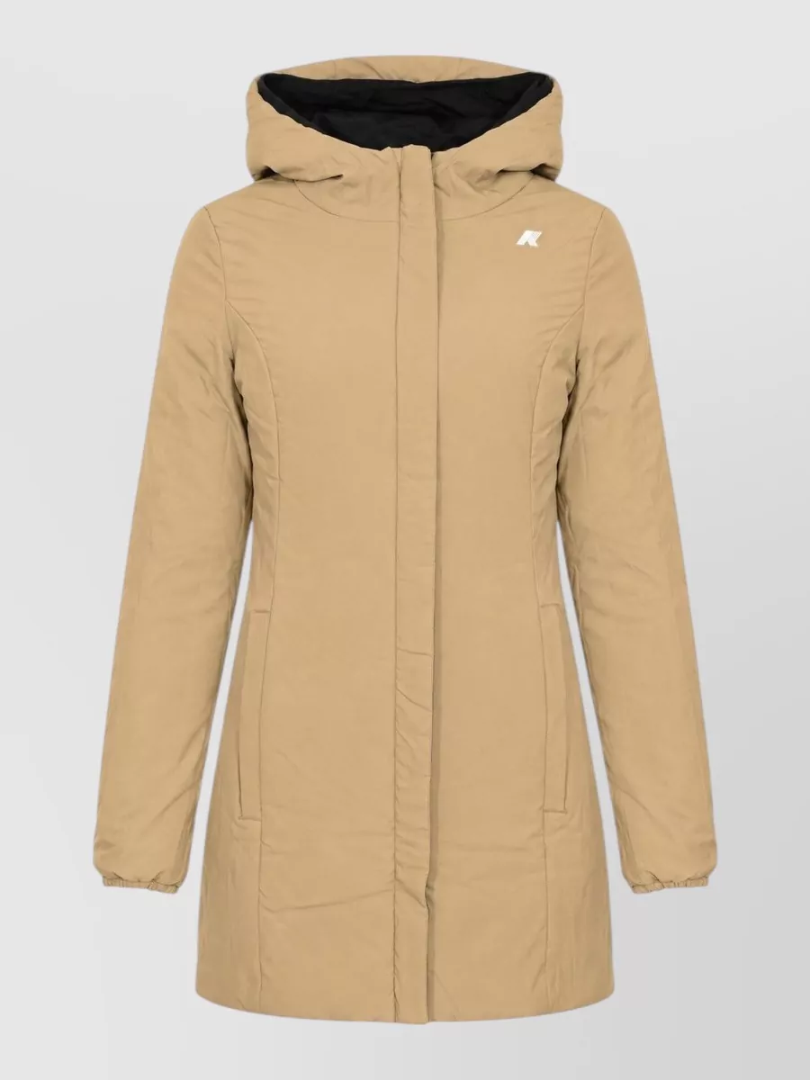 K-Way Hooded Longline Parka Coat