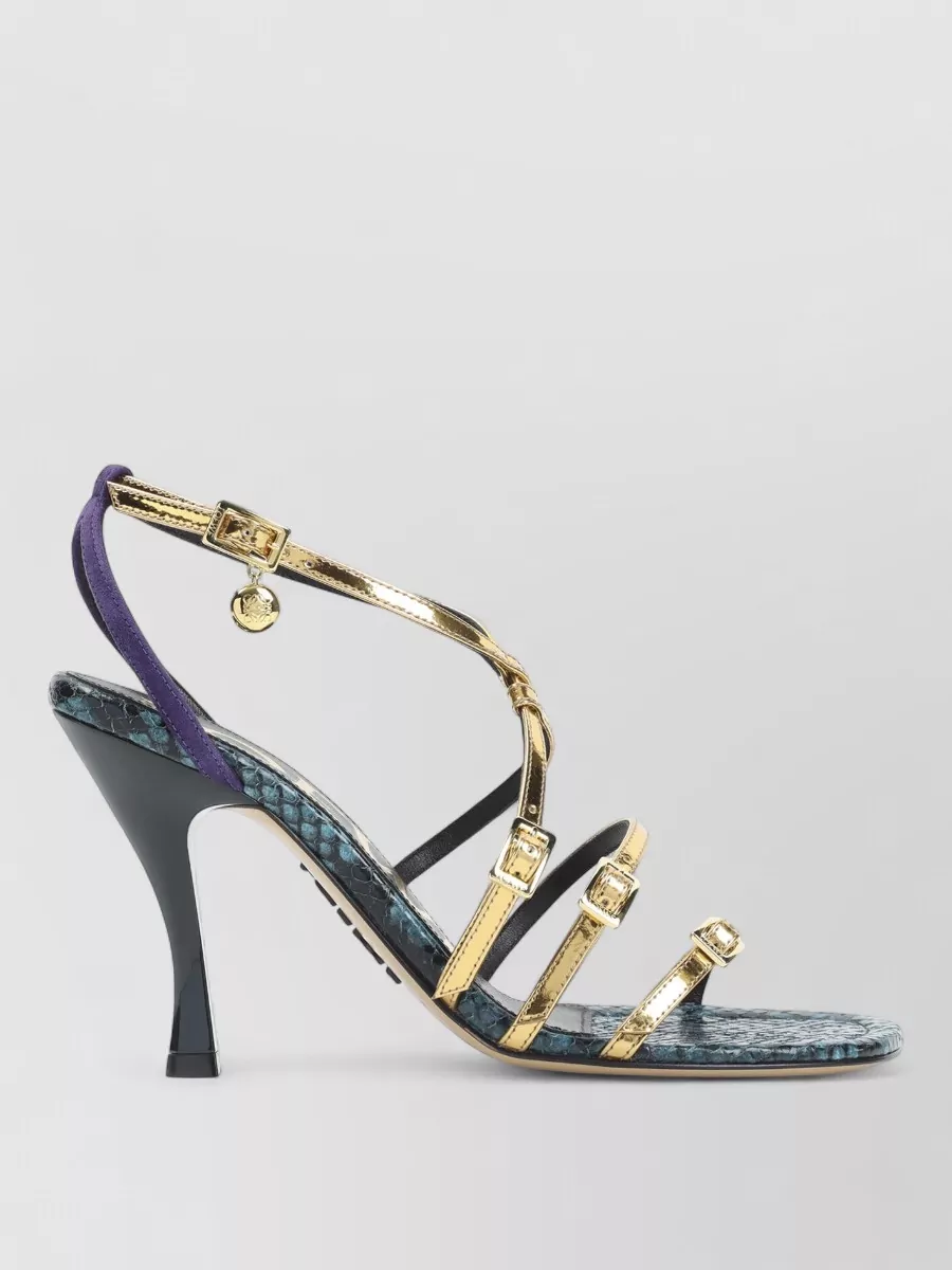 Loewe Comic Chain Strappy Open Toe Sandals