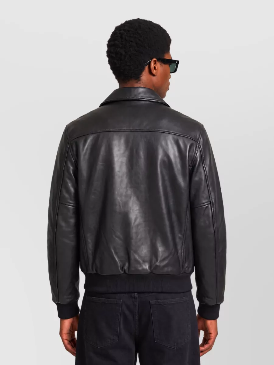 Schott Leather Aviator Bomber Jacket