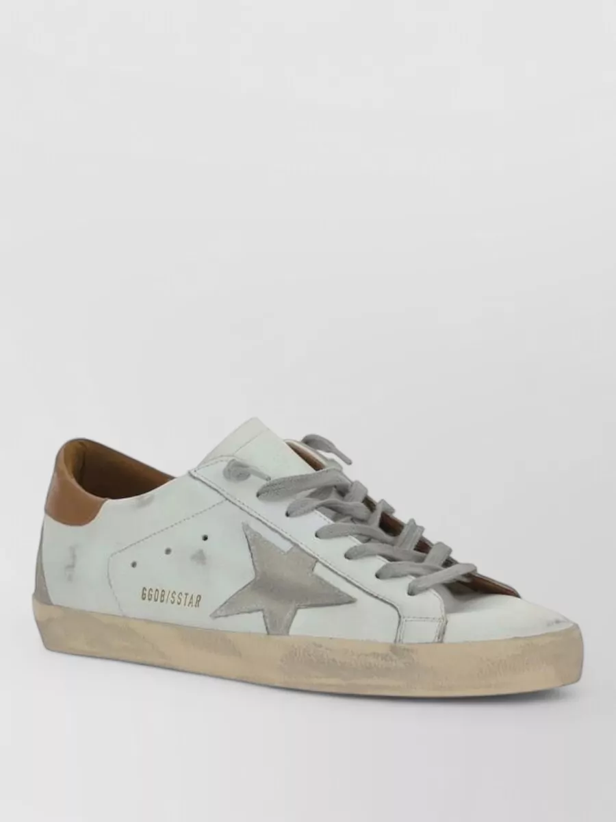 Golden Goose leather low-top sneakers